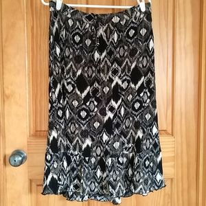 Ruffle Stretch Flare Skirt Size Medium